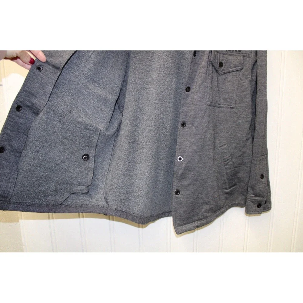 Harley Davidson Long Sleeve Snap Embroidered‎ Hooded Knit Sweater Mens Size L